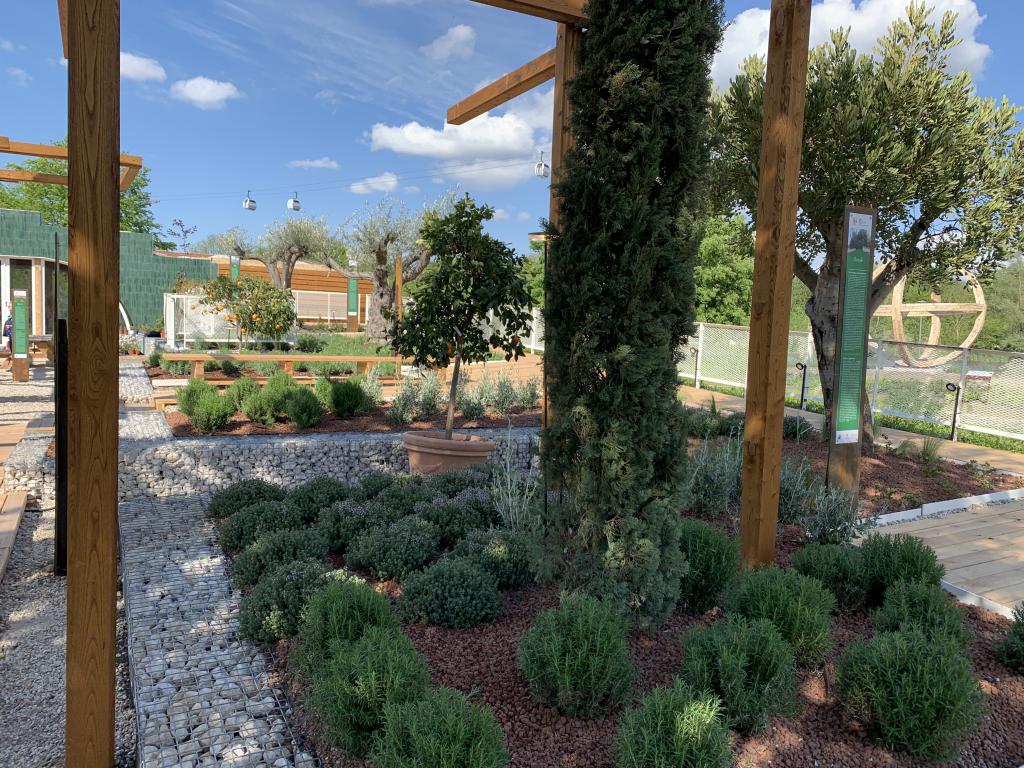 Urban district Floriade 2022 Italiensk trädgård